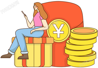 卡通手绘会员活动礼物红包免抠png素材