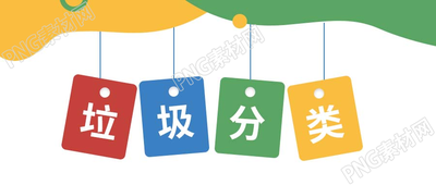 卡通手绘垃圾分类微信公众号首图