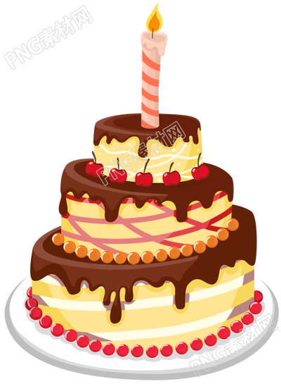 手绘甜品生日蛋糕活动庆祝插画元素矢量图片素材