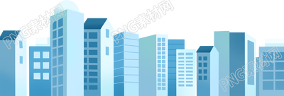 简约城市高楼建设免抠png图片素材