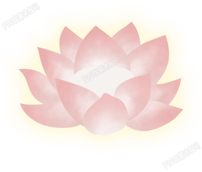 卡通手绘盛开的莲花矢量图片素材