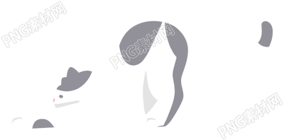 手绘伸懒腰的猫图片