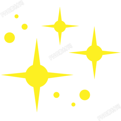 节日活动手绘星星素材
