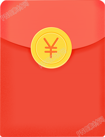 手绘喜庆新年红包素材
