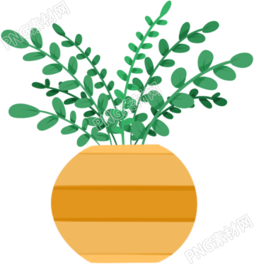 小叶植物设计素材