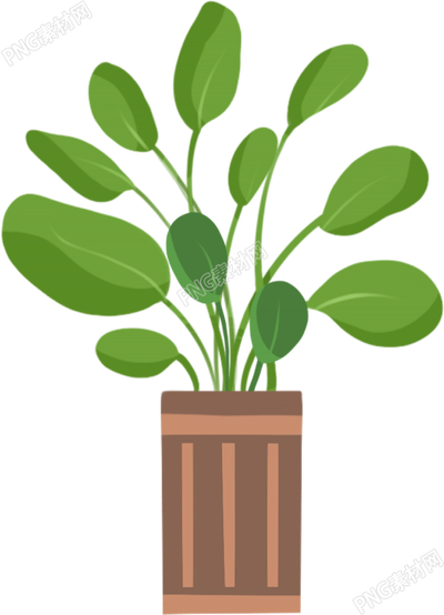 手绘植物插画素材