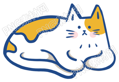 可爱的黄色小猫宠物素材