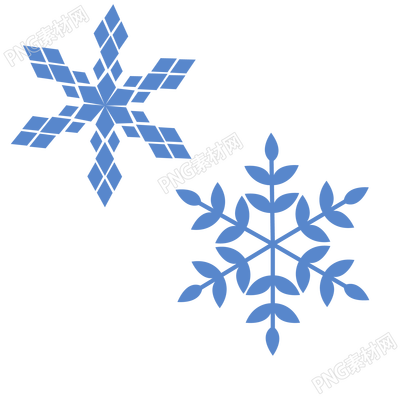 冰天雪地雪花素材