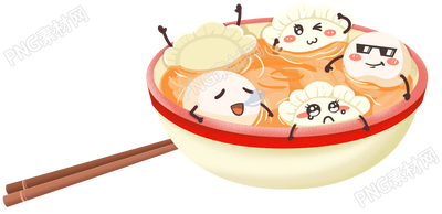 冬至吃一碗汤圆水饺素材