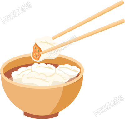 诱人的水饺素材
