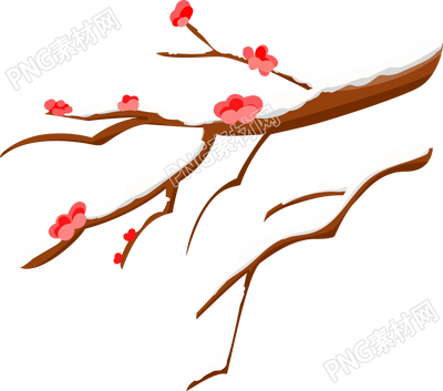 梅花枝素材
