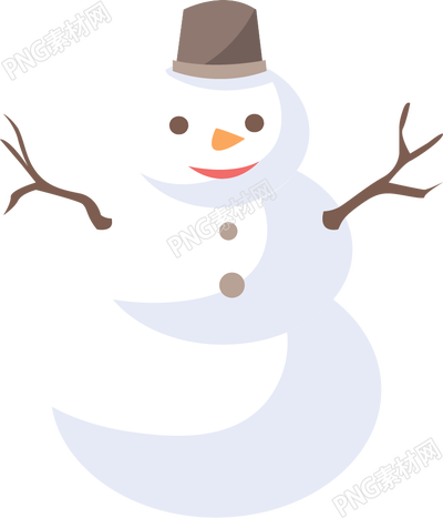 雪人冬季素材