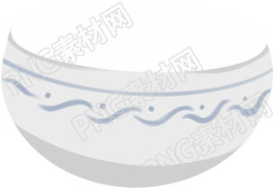 白色的碗
