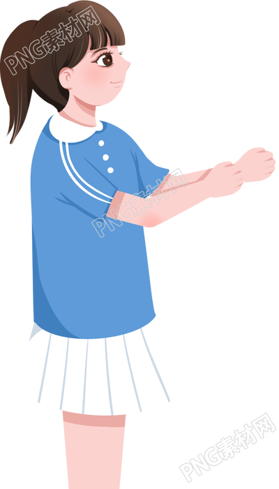 夏日青春洋溢的学生素材
