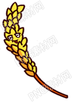 小麦穗素材