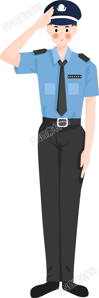 警察人物素材