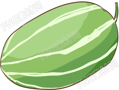 绿色瓜果