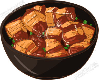红烧肉素材