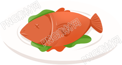 红烧鱼食品素材