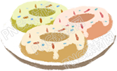 甜甜圈食物素材