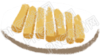 西式快餐美食薯条素材