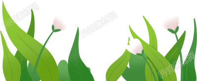 开花草丛素材