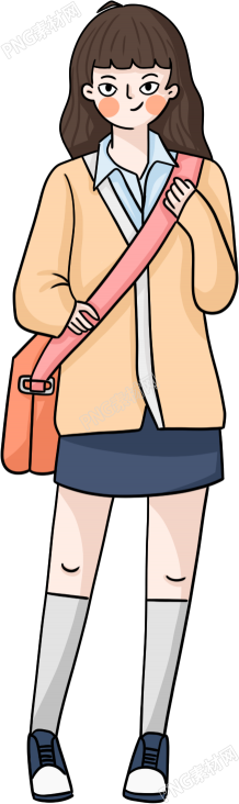 学生穿校服的女孩