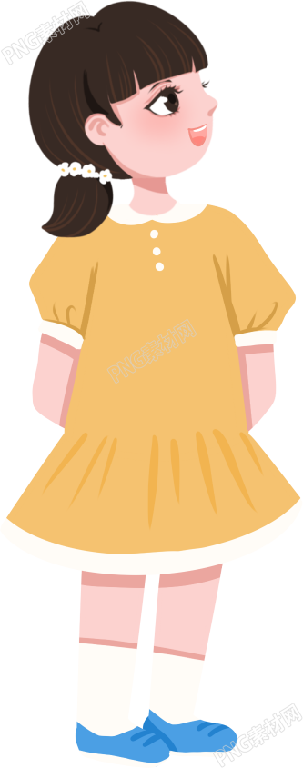卡通女孩素材