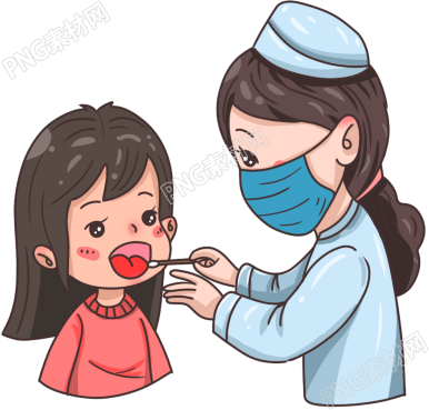 核酸检测医生小女孩