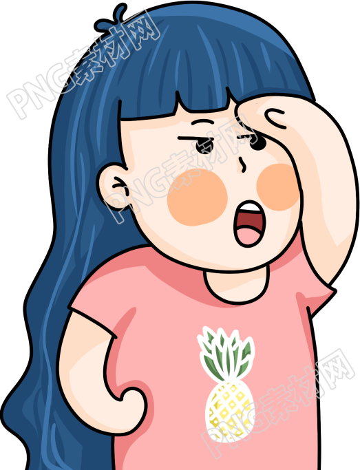 手绘卡通女孩