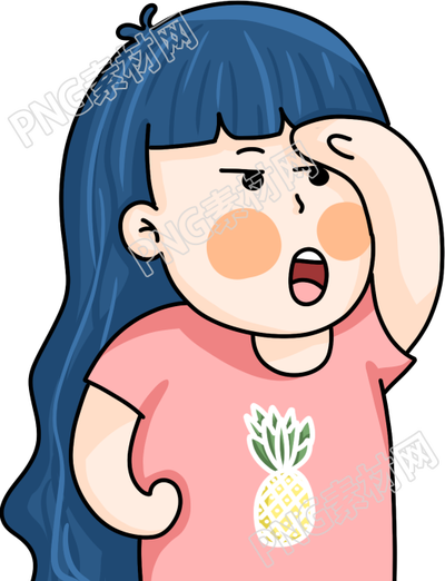 手绘卡通女孩