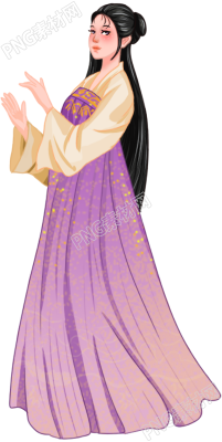 温柔的中国风长发女生