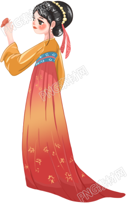古风手绘温柔女生