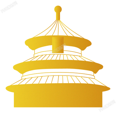 建筑古塔剪影素材