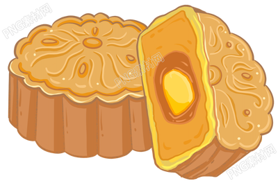 金色月饼素材