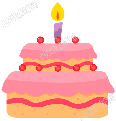 生日蛋糕庆祝素材