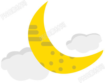 夜晚的月亮