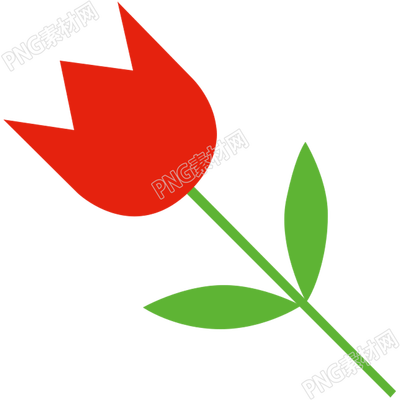 红色花朵素材