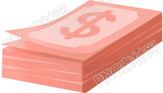 一沓金钱素材