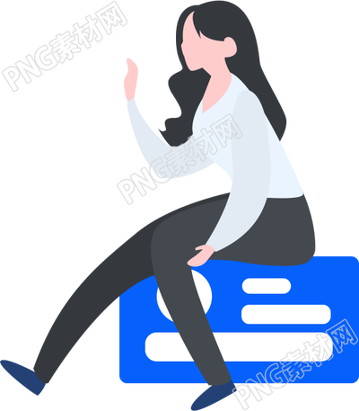 商务风格职场女性坐