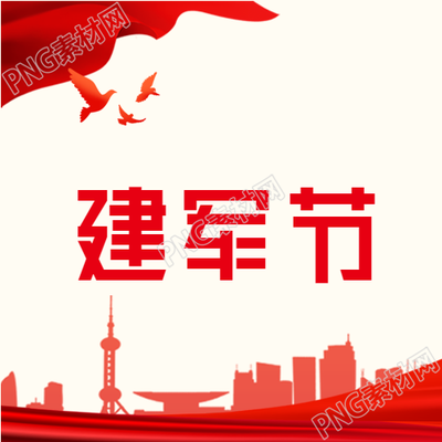 庆祝建军节公众号次图改编