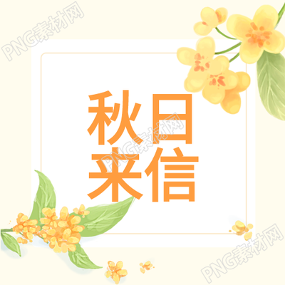 桂花金秋秋日来信