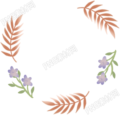 美麗的花環(huán)設(shè)計(jì)