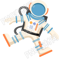宇航员探索无尽宇宙的勇者