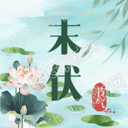 夏日微信公众号次图中的末伏时节美景