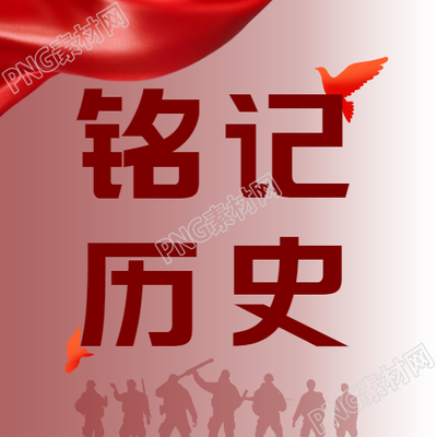 缅怀先烈铭记历史和平鸽剪影微信公众号次图