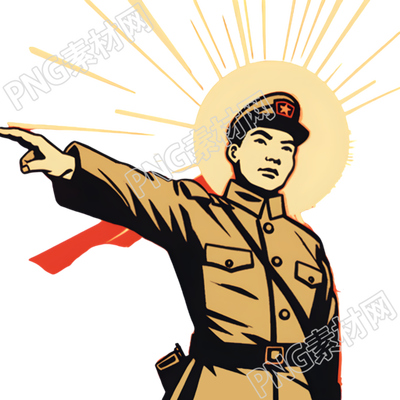 社会主义卡通插画设计元素