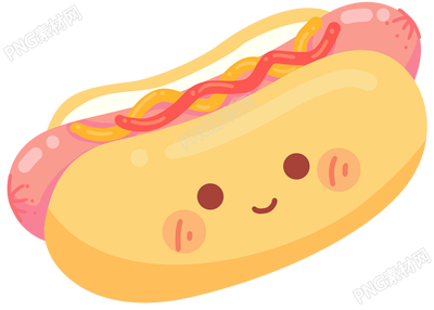 热狗插画