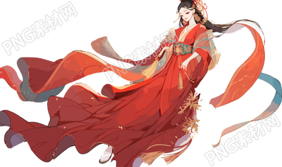 中国古风嫦娥仙子PNG素材