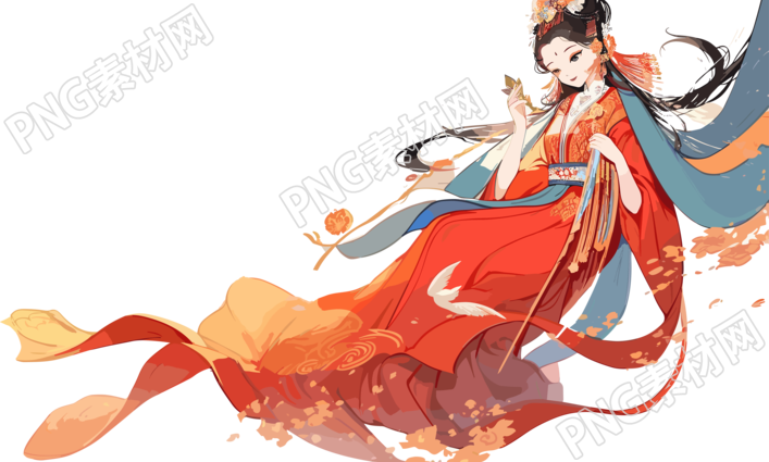 古风仙子长图素材